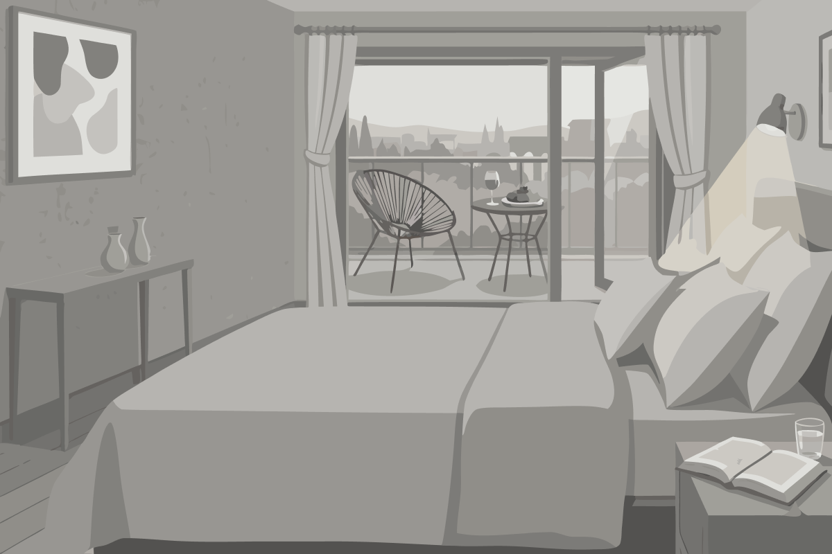 Habitación Doble con cama supletoria (3 adultos)